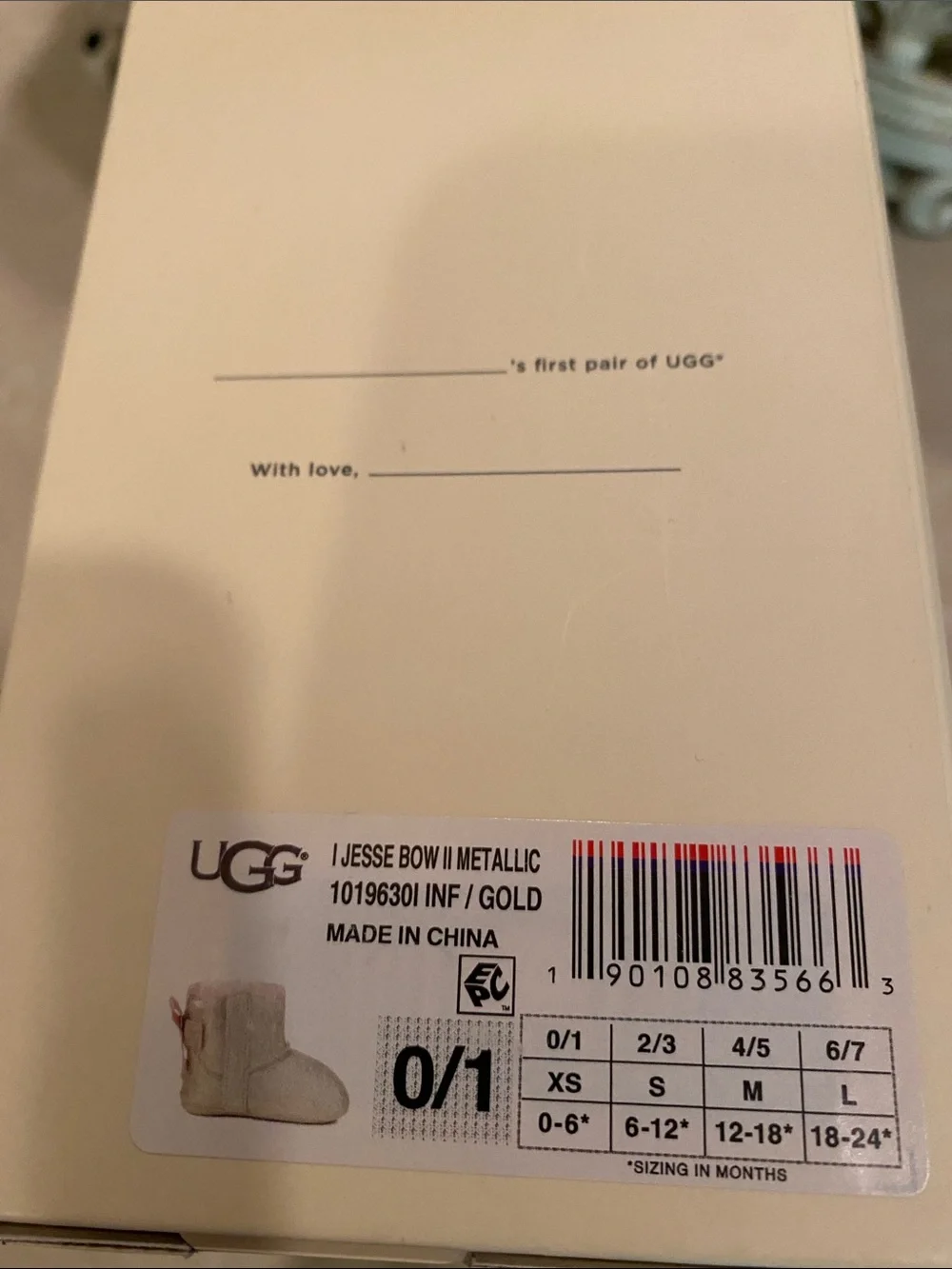 Sweet baby Ugg booties